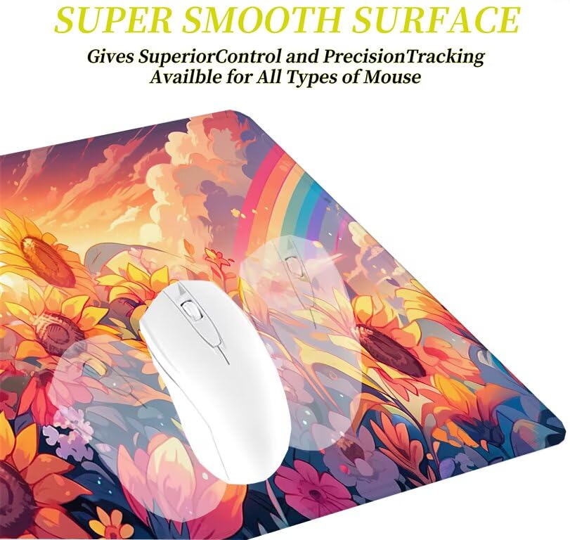 Tapis de souris XXL imperméable et lavable avec glisse de précision pour setup PC - 4