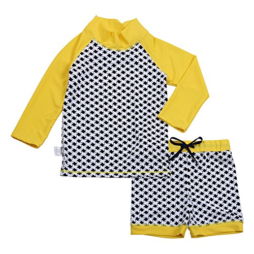 幼児用, ラッシュガ-ド,シャツ、ショットパンツ、セット、50+日焼予防(セットS 0-6m,星)