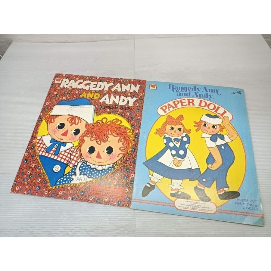 Amazon.co.jp: ビンテージ ラガディ アン&アンディ ペーパードール 2冊