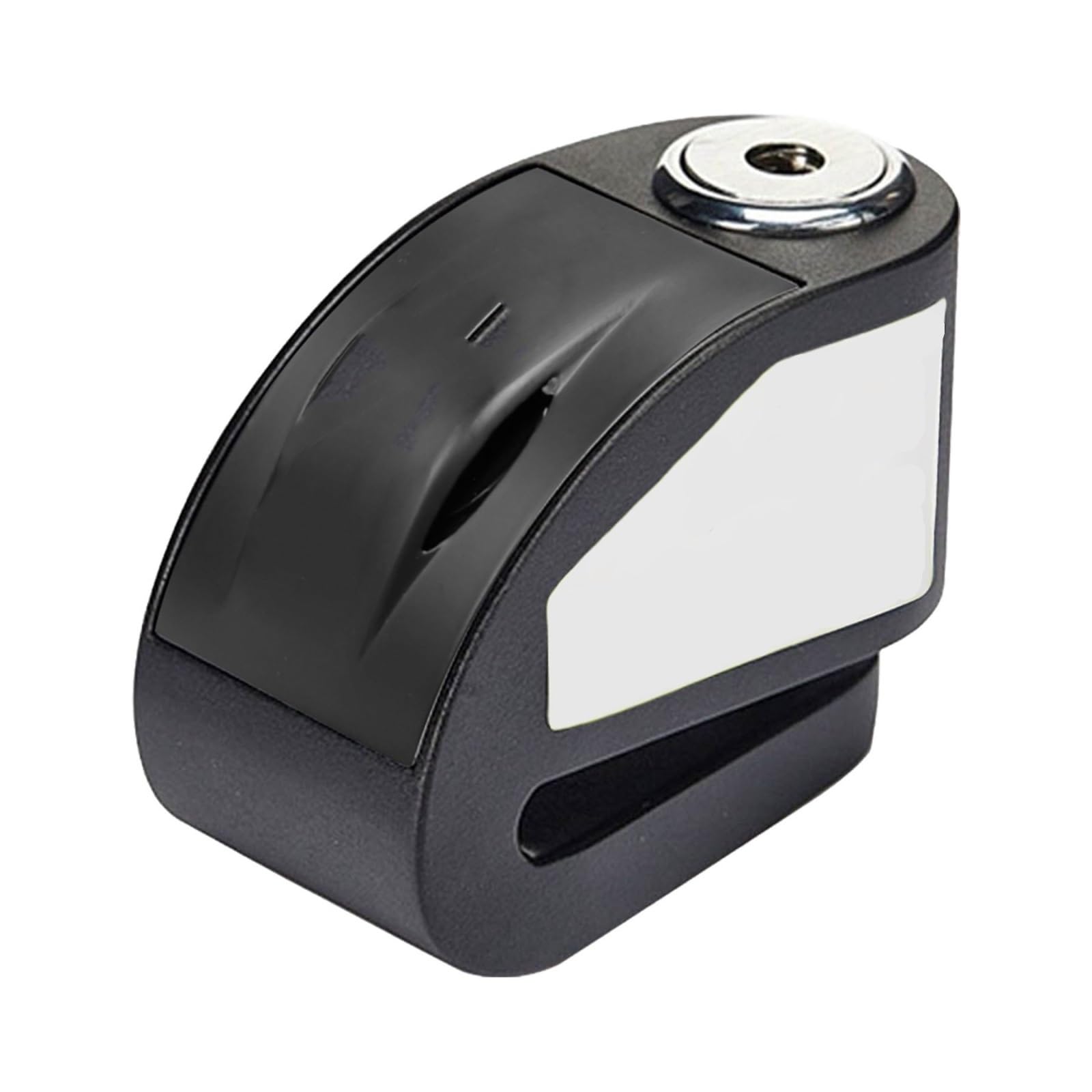 Puayqbvy Black Handlebar Lock Alarm Disc Lock 120Db 6Mm Pin Waterproof Anti-Theft With 2 Keys & Reminder Cable