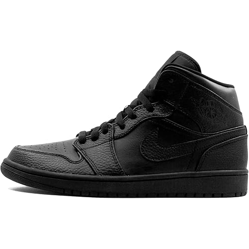Nike Men's High-Top Sneakers Basketball Shoe, Black Black 091, 12.5