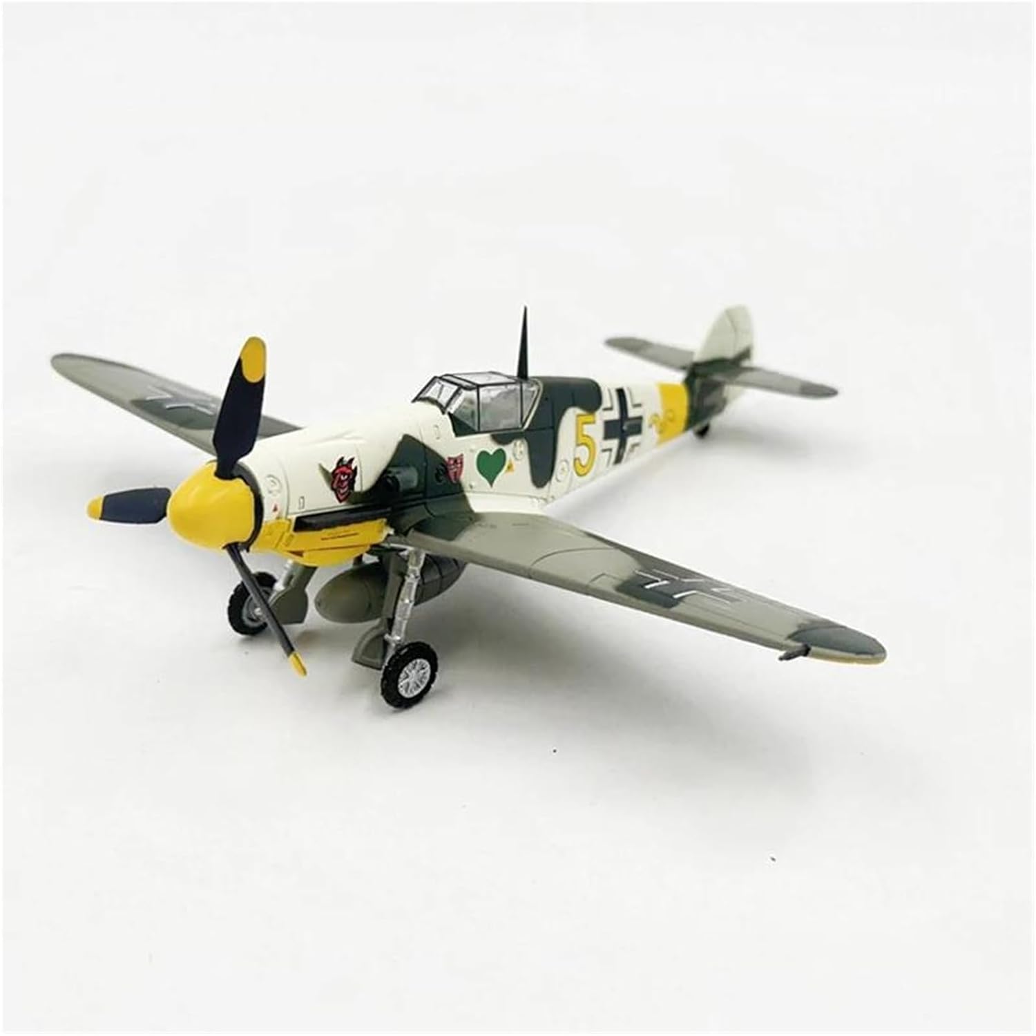 1/72 for BF-109 Jet Fighter Plane Army Fighter Aircraft Airplane Models for Adult Military Hobby Scale Metal Airplane