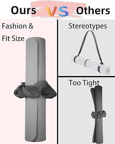 Miniatura 3 de Coletero para esterilla de yoga  Mantiene tu esterilla de yoga con estilo  Tela duradera y elástica  Se adapta a todas las esterillas de yoga