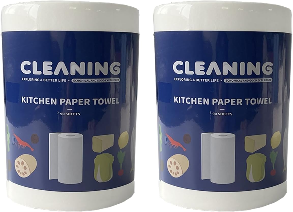 JEBBLAS Washable Kitchen Paper Towel Quick Size Paper