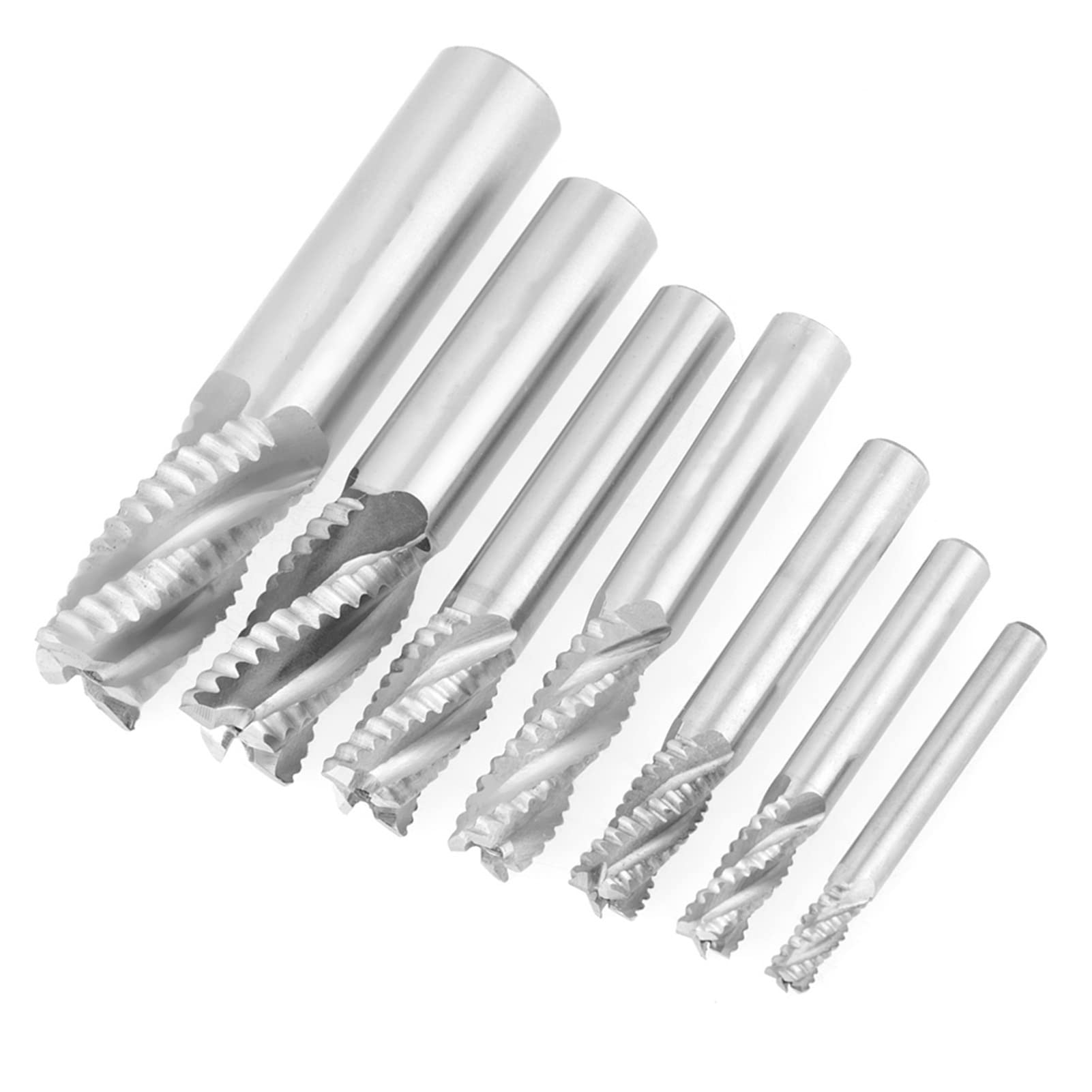 JTLB 6–20 Mm HSS-Schaftfräser-Fräser, Gute Fräs- und Schneidleistung, Hochfestes Fräser-Set mit 7 Stück, Langlebiger Schnellarbeitsstahl für Effizienz, Geeignet für Fräsanforderungen