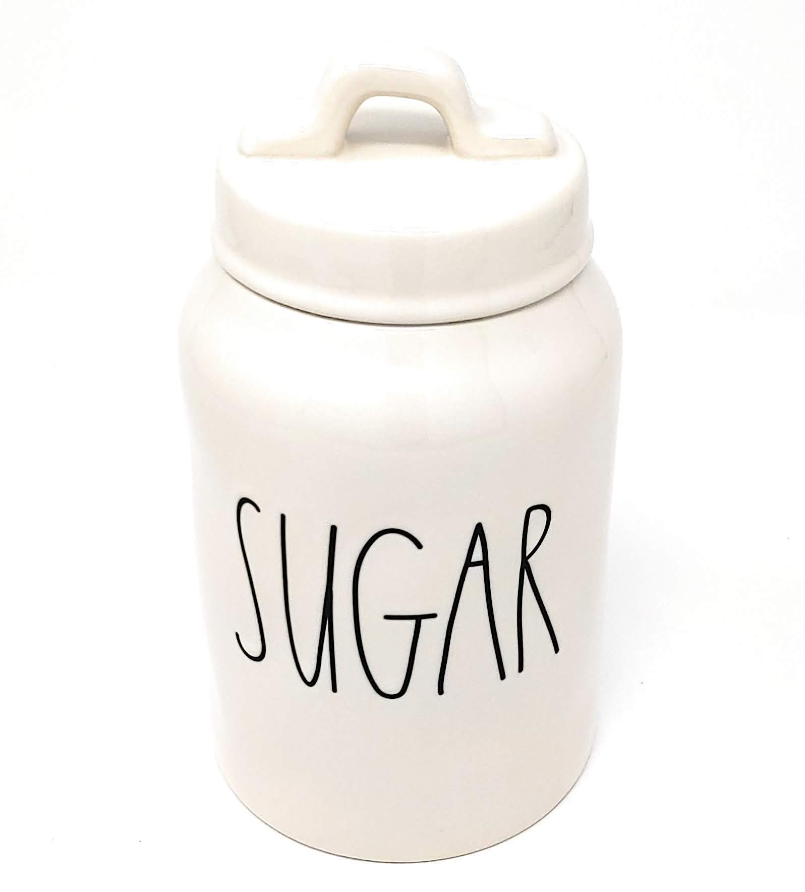 Neck Traction Device Rae Dunn by Magenta, SUGAR Canister w/Lid, beige, black LL