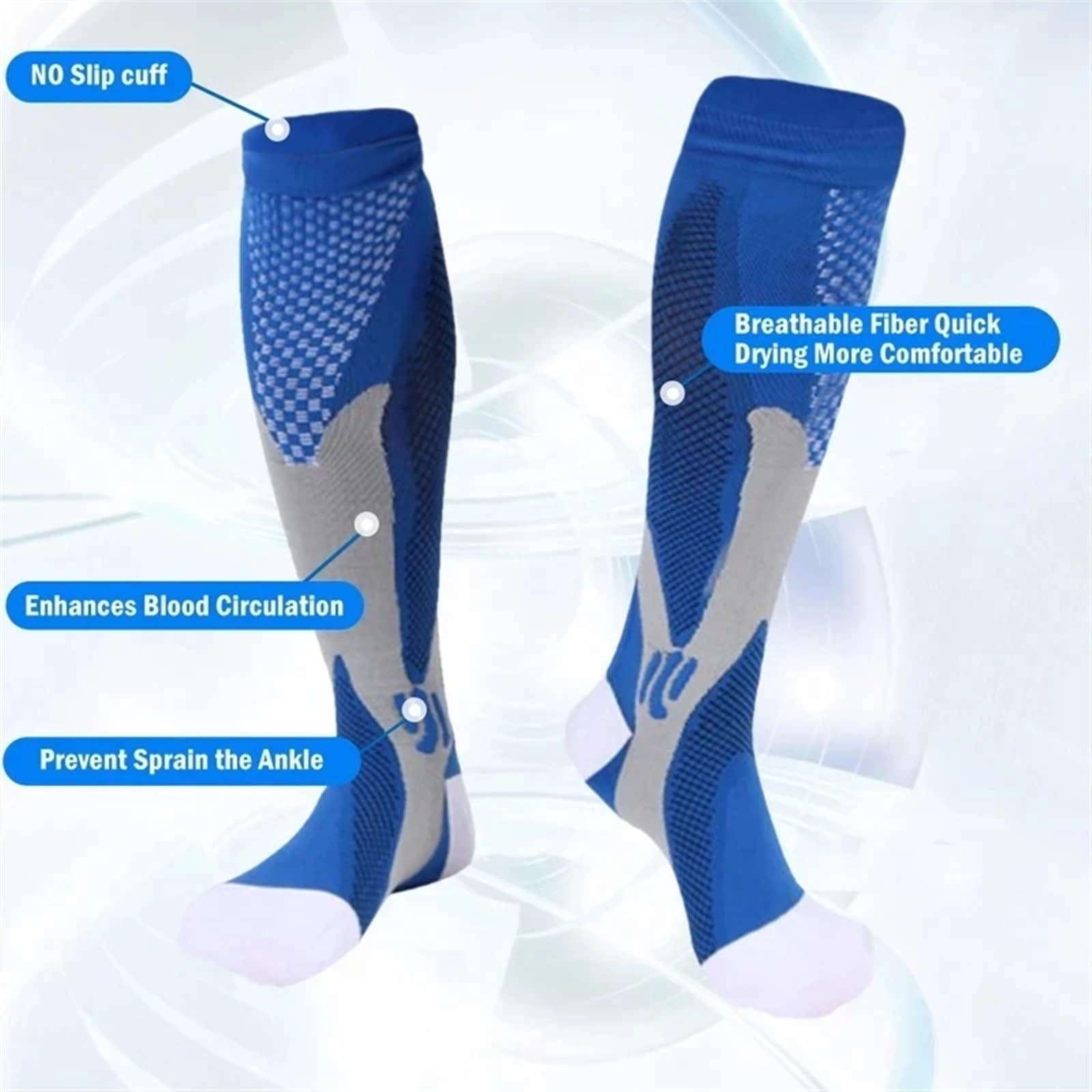 Varicocele Calze a compressione per le donne per promuovere la circolazione sanguigna resistere alla fatica da uomo Outdoor Running Fitness ciclismo