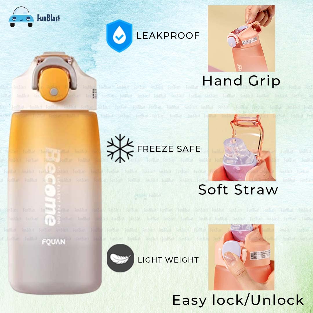 FunBlast Tritan Water Bottle - Leakproof & BPA Free -4