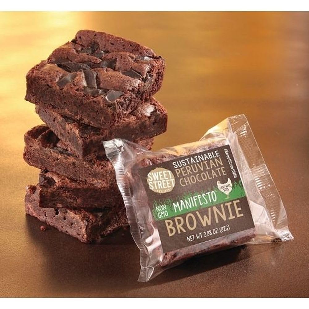 Sweet Street Peruvian Chocolate Manifesto Brownie, 2.88 Ounce -- 48 per case.
