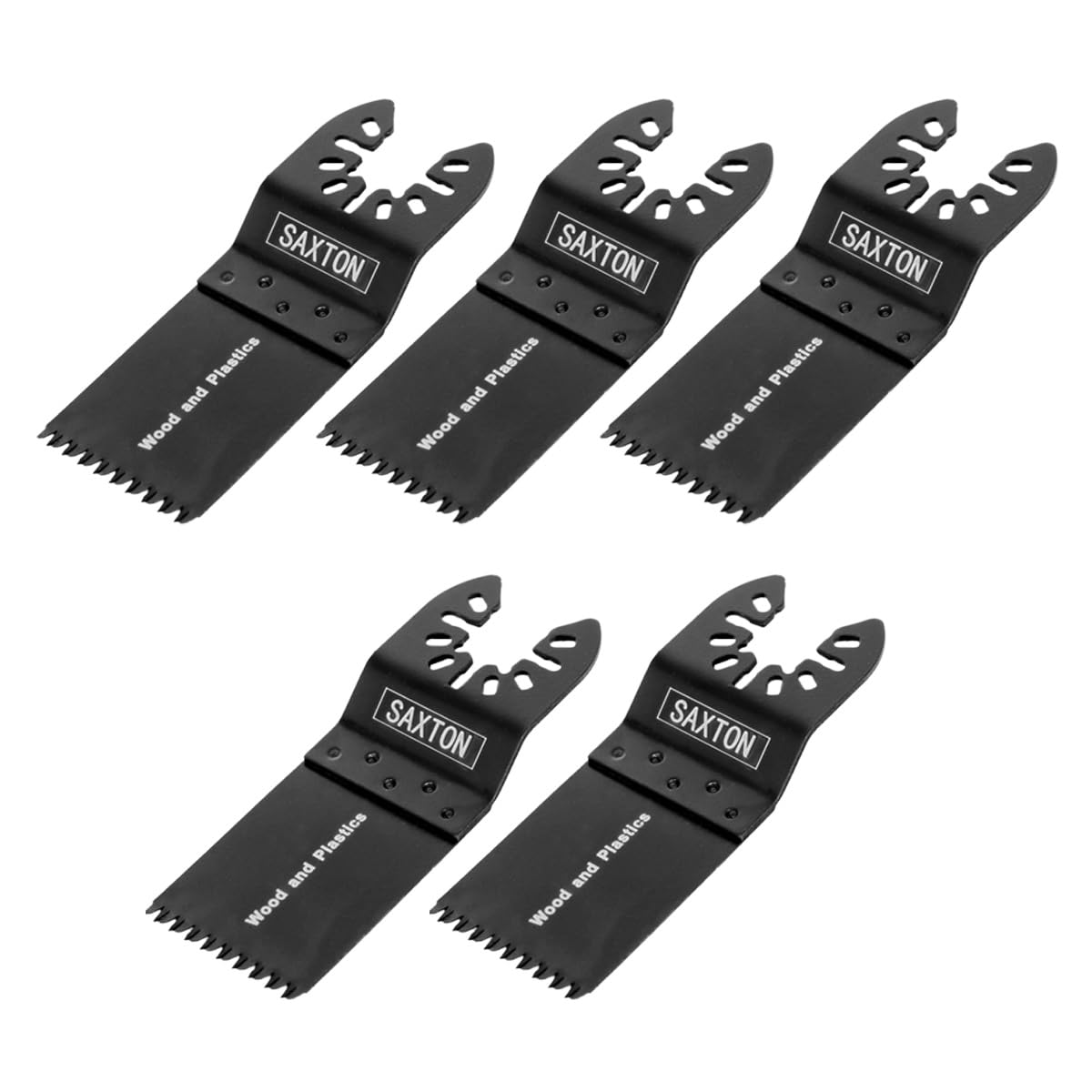 Saxton Blades Black 5 X 35Mm Coarse For Dewalt Wolf Stanley Worx Oscillating Multitools