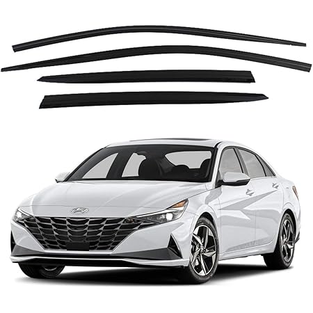 Amazon Com Automotiveapple Smoke Window Sun Visor 4p For 2011 2015 Hyundai Elantra Avante Md Automotive