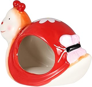 Ipetboom 2 Pçs Hamster Cerâmica Ninho Hamster Banho De Areia Pequeno Animal Esconderijo Cerâmica Hamster Banheira Ouriço Casa Gaiola Cama Hamster Pequeno Animal Casa Cerâmica Suprimentos