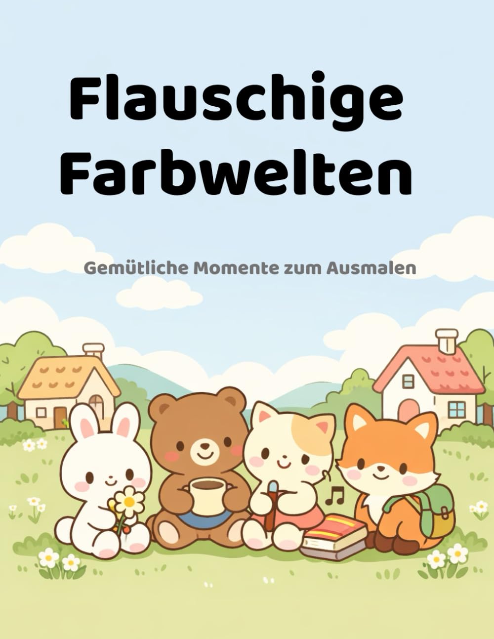 Flauschige Farbwelten: Gemütliche Momente zum Ausmalen (Flauschige Farbwelten – Ausmalbuch-Serie)