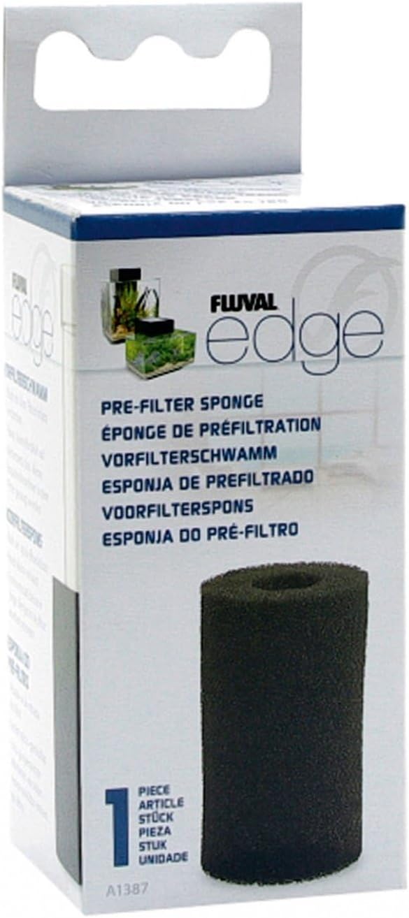 Fluval Edge Pre-Filter Sponge, Replacement Aquarium Filter Media, A1387 (Pack of 6)
