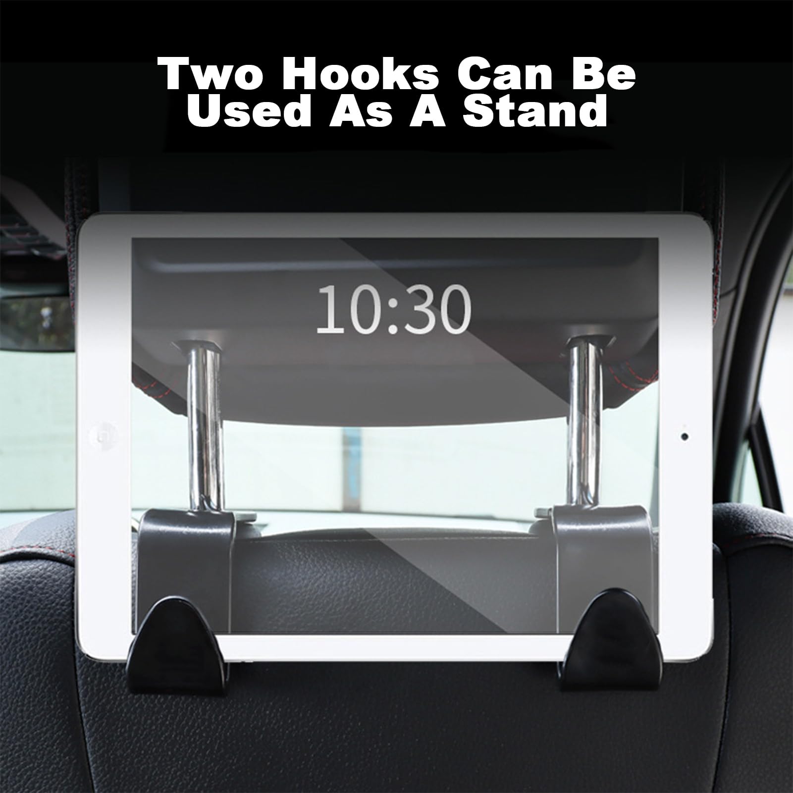 4 Ganci Per Poggiatesta Auto Universali, Organizer Sedile Posteriore In ABS, Accessori Interni Per Appendere Borse, Cappotti E Spesa, Colore Rosso Vinaccia