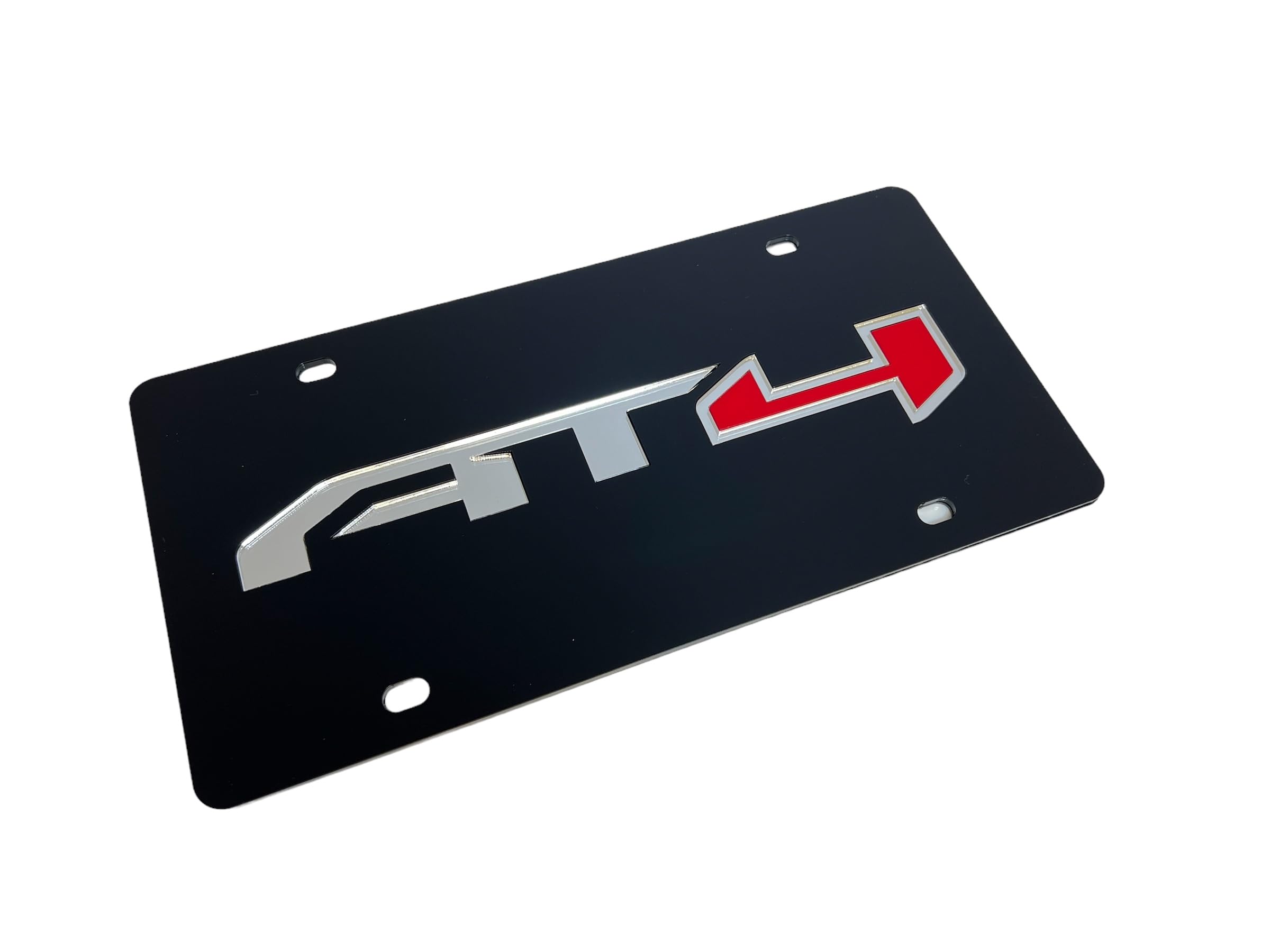 Eurosport Daytona- Compatible/Replacement for -, GMC AT4 Lazer-Tag, Acrylic License Plate