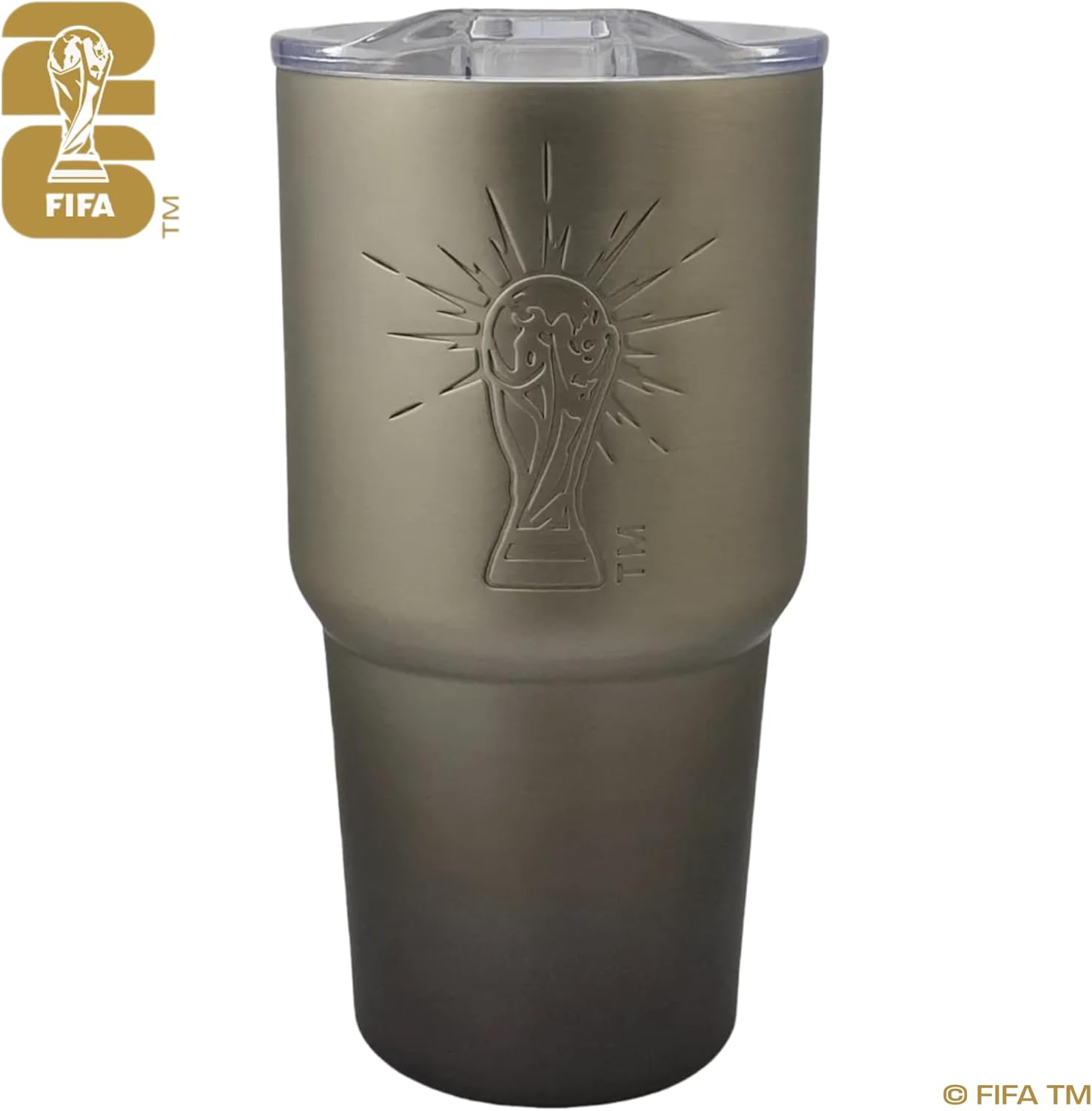 FIFA World Cup 2026 Official 24oz Insulated Tumbler with Embossed logo on 2 sides – Double Wall Stainless Steel Travel Mug –Commemorative Soccer Fan Gift –Keeps Cold 24 hrs, Hot 12 hrs –Satin Charcoal - Image 7
