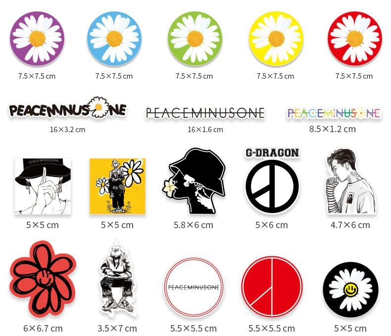 Amazon | VKLGGOPL ジードラゴン ステッカー GD セット G-Dragon PVC