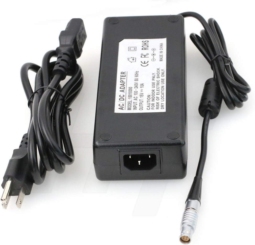 4Pin Connector Camera AC Power Supply Adapter 15V 10A for Canon C200, C300 Mark2, C500