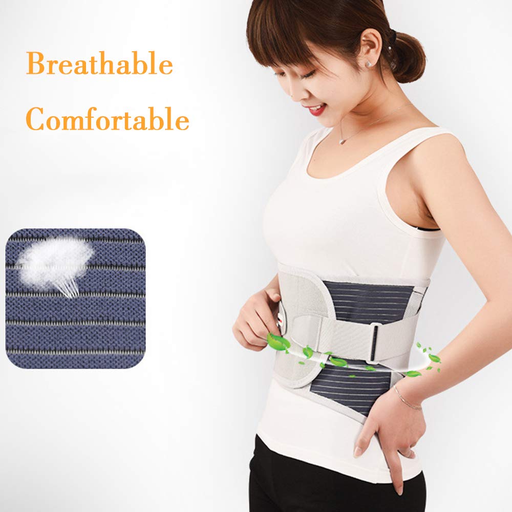 Faja Lumbar para Espalda, Lumbar para la Espalda, Soporte Lumbar para Aliviar el Dolor y Lesiones, Cinturon Lumbar Prevenir Daños, Faja Lumbar para la Espalda para Hombres,M
