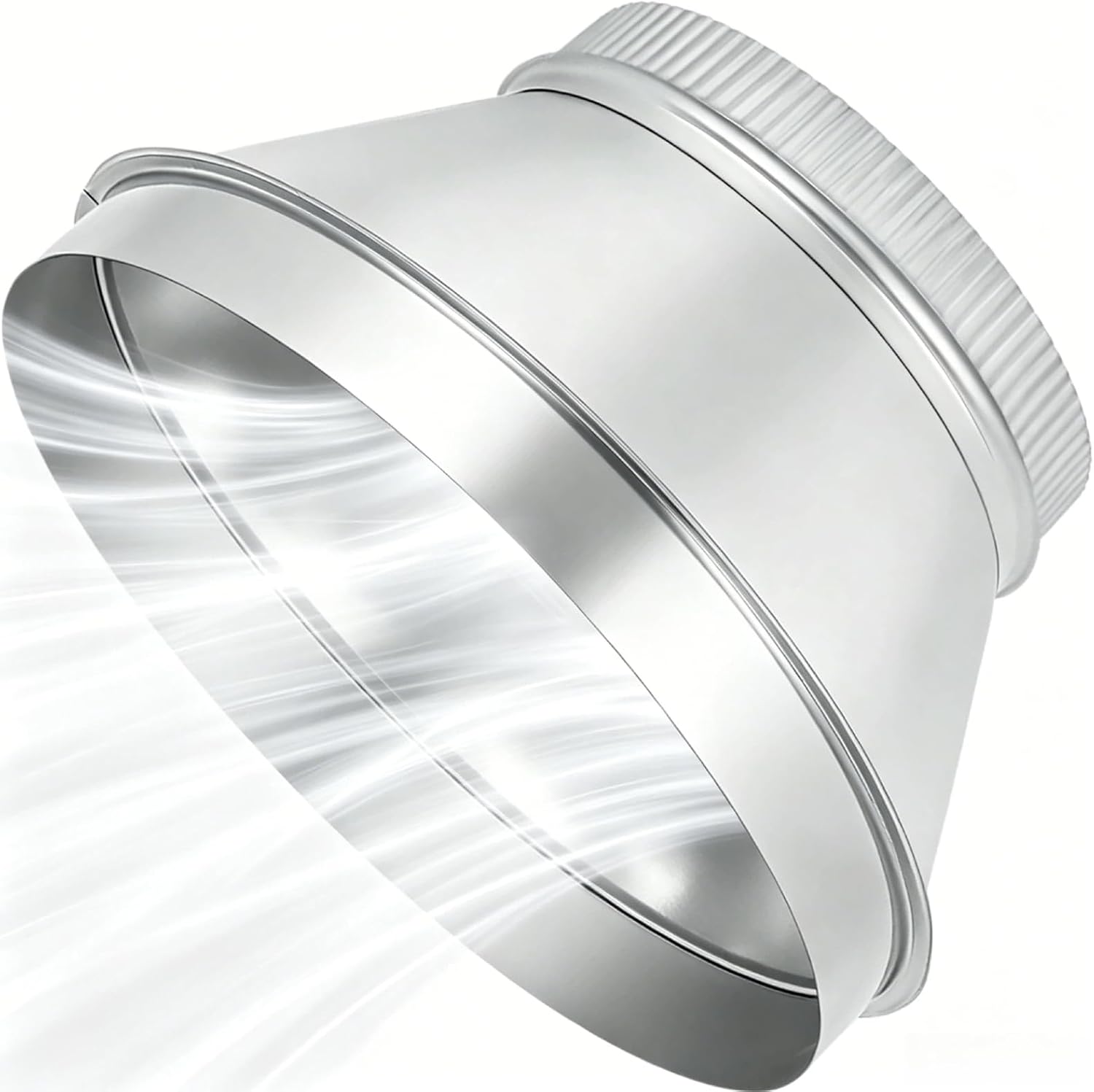 12 inch to 8 inch Dia Duct Reducer Galvanized Steel Air Duct Adapter Metal Pipe Increaser Connector,Vent Reducer for Bathroom Kitchen Ventilation Systems