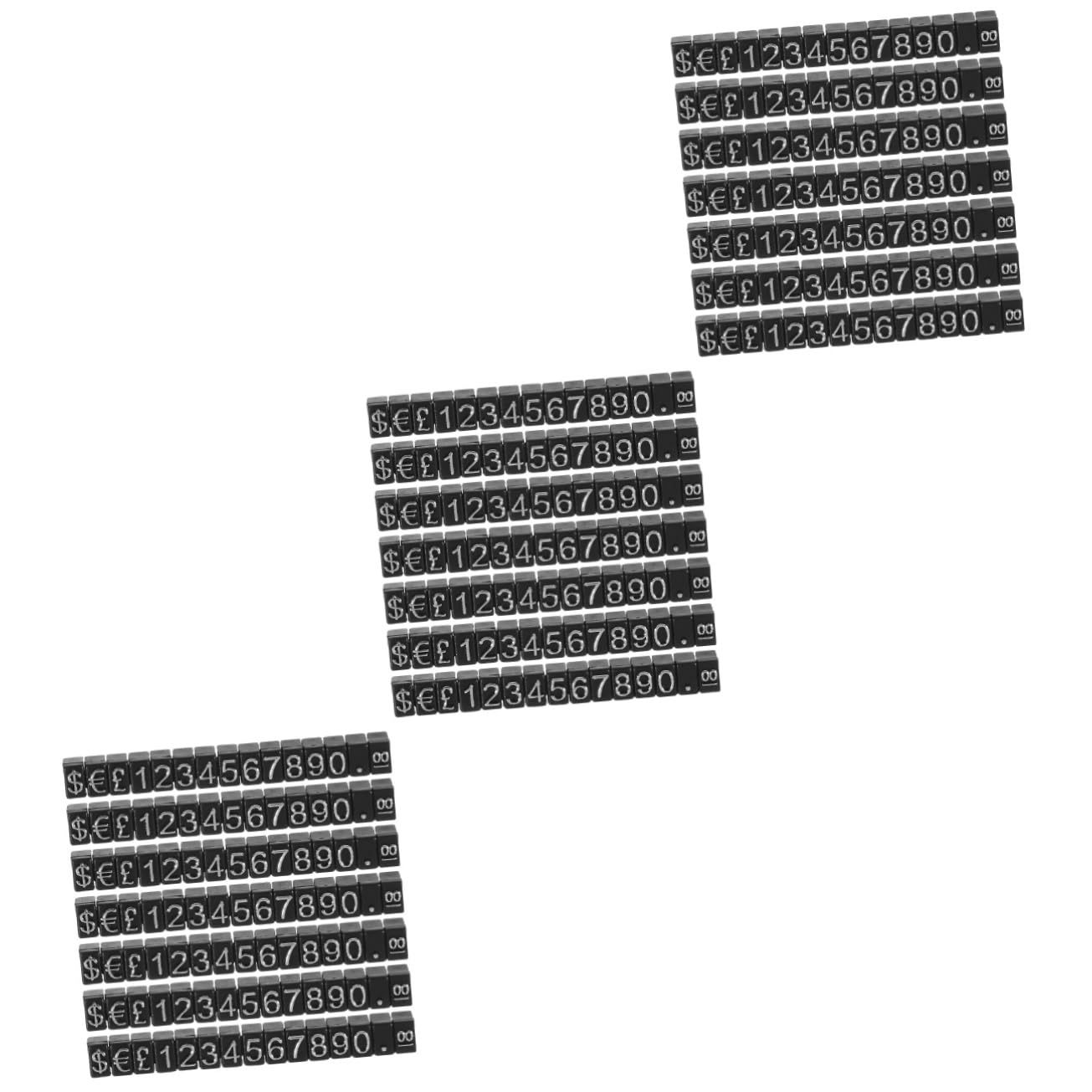 Lurrose Sets Lightweight Display Cube Small Tags Stand for Retail Shops Jewelry Shopping Centers