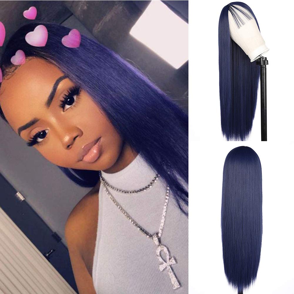 high quality blue wigs