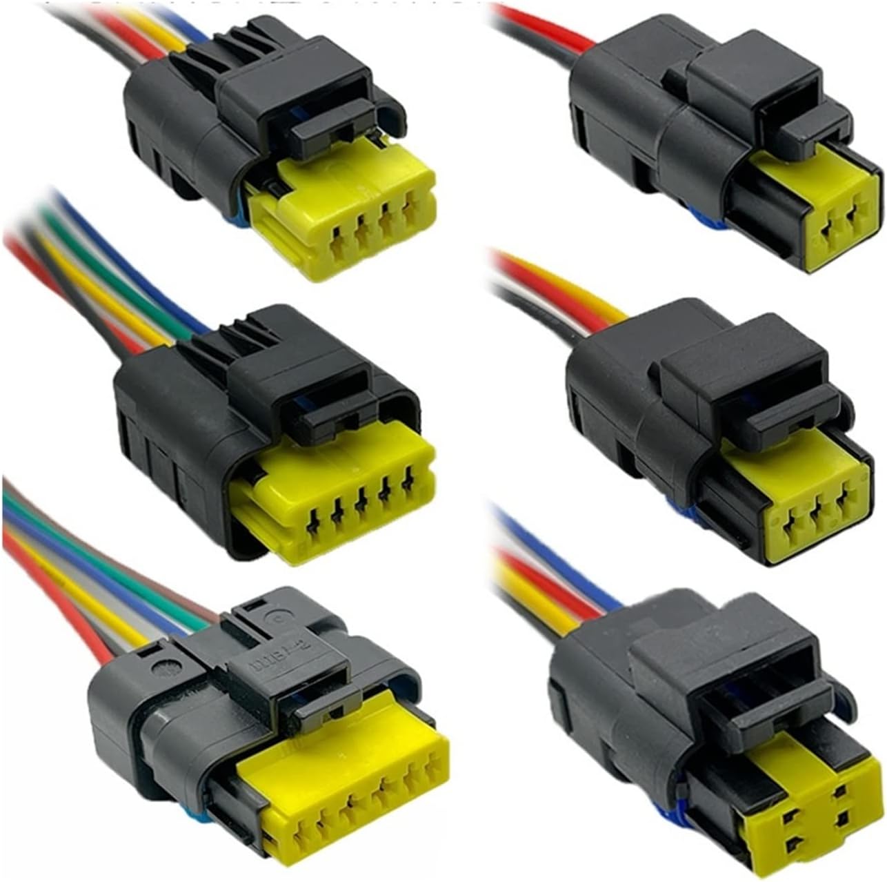 2 3 4 5 6 Pin FCI CON-391 Turn Light FO Lamp Plug Wire Harness Car Electrical Waterproof Connector Compatible with Re~Ault Peugeot Citroen (Color : 2Pin Female, Size : 1 Pc with 15cm Wire)