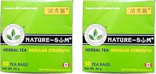 Regular Strength Dieters' Nature-Slim Tea Triple Leaves Brand - 30 Tea Bags 60g (2-Pack)