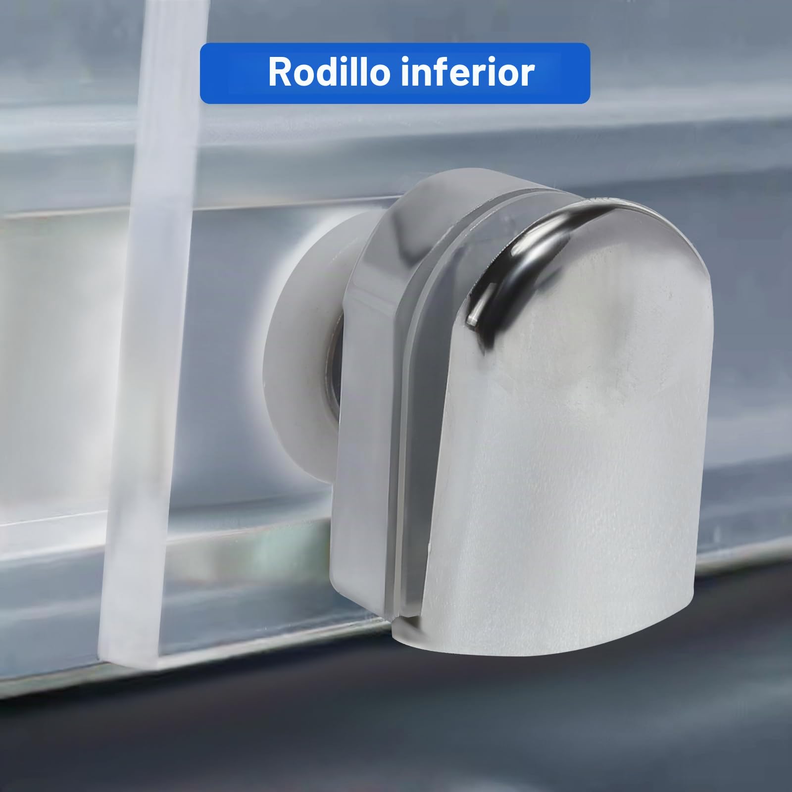Rodillo para Puerta de Ducha 25mm, 4pcs Puertas de Ducha Ruedas para Puerta de Ducha para Vidrio de 4-6Mm Espesor, 4 Ruedas Corredores Polea Rodillo