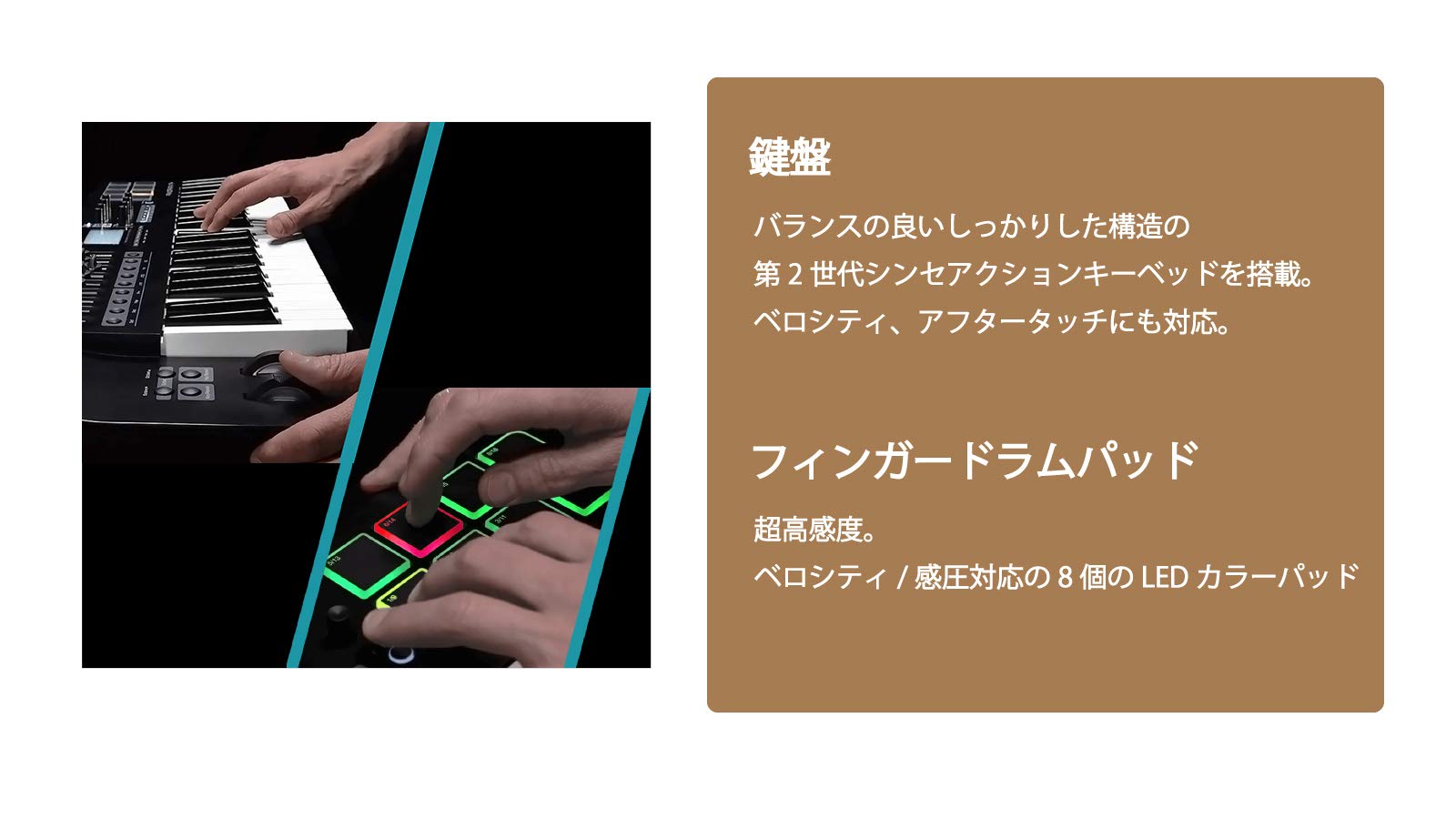 (未使用･未開封品)　Nektar Technology PANORAMA T6 DAW連携MIDIキーボードコントローラー プラグインコントロール機能/フェーダー/トランスポートボタン/パッド搭載 bt0tq1u Amazon.co.jp: Nektar Technology PANORAMA T6 DAW連携MIDIキーボード