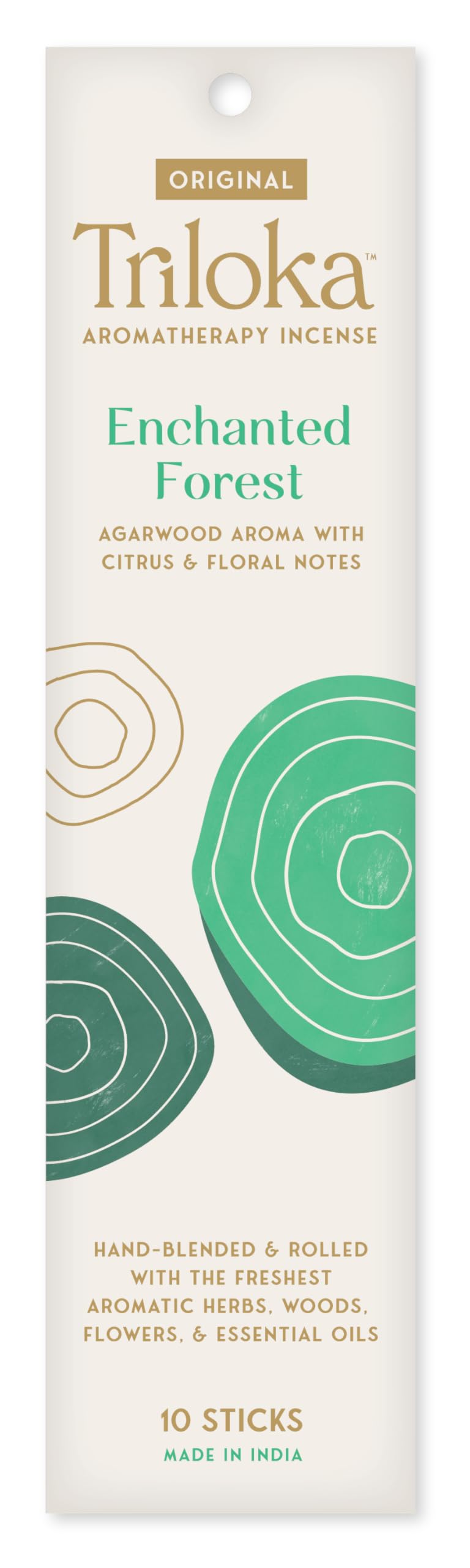 Triloka Original Incense, Enchanted Forest, 10 Sticks