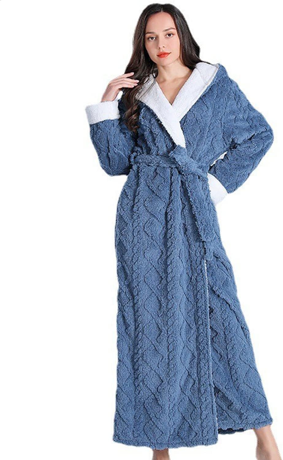 LOCIIXAT Women's Sherpa Fleece Dressing Gown Dominican Republic | Ubuy