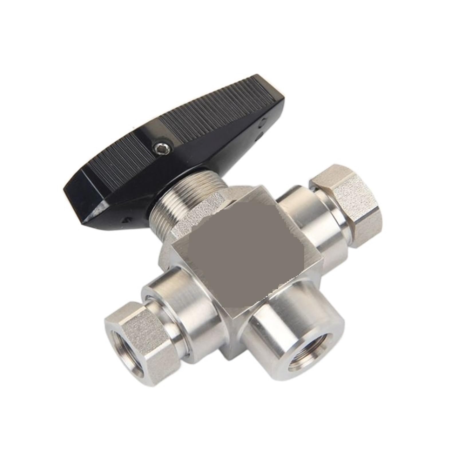 Vanne à Sphère, Vanne à Boisseau sphérique Acier Inoxydable 316L 1/4" Femelle 3 (Trois) Voies vanne à Boisseau sphérique for Distributeur
