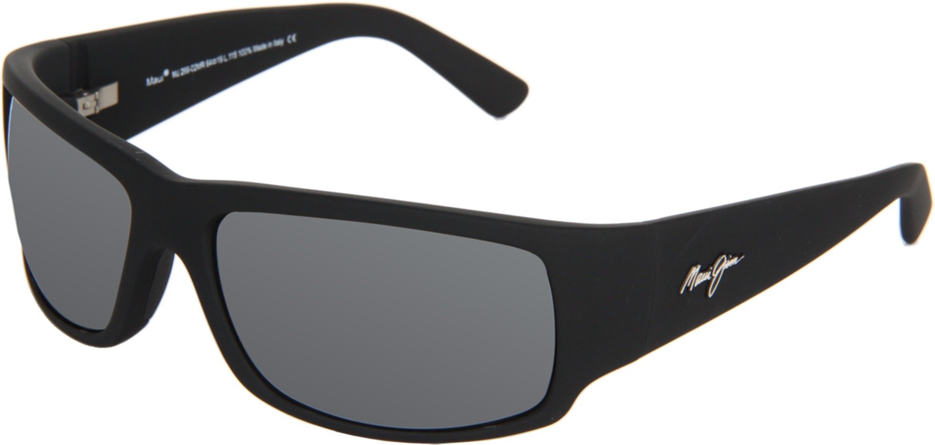 Maui Jim Unisex World Cup Sunglasses, grey world cup blk mat, L