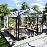 AMERLIFE 8x12x7FT Polycarbonate Greenhouse, Walk in...