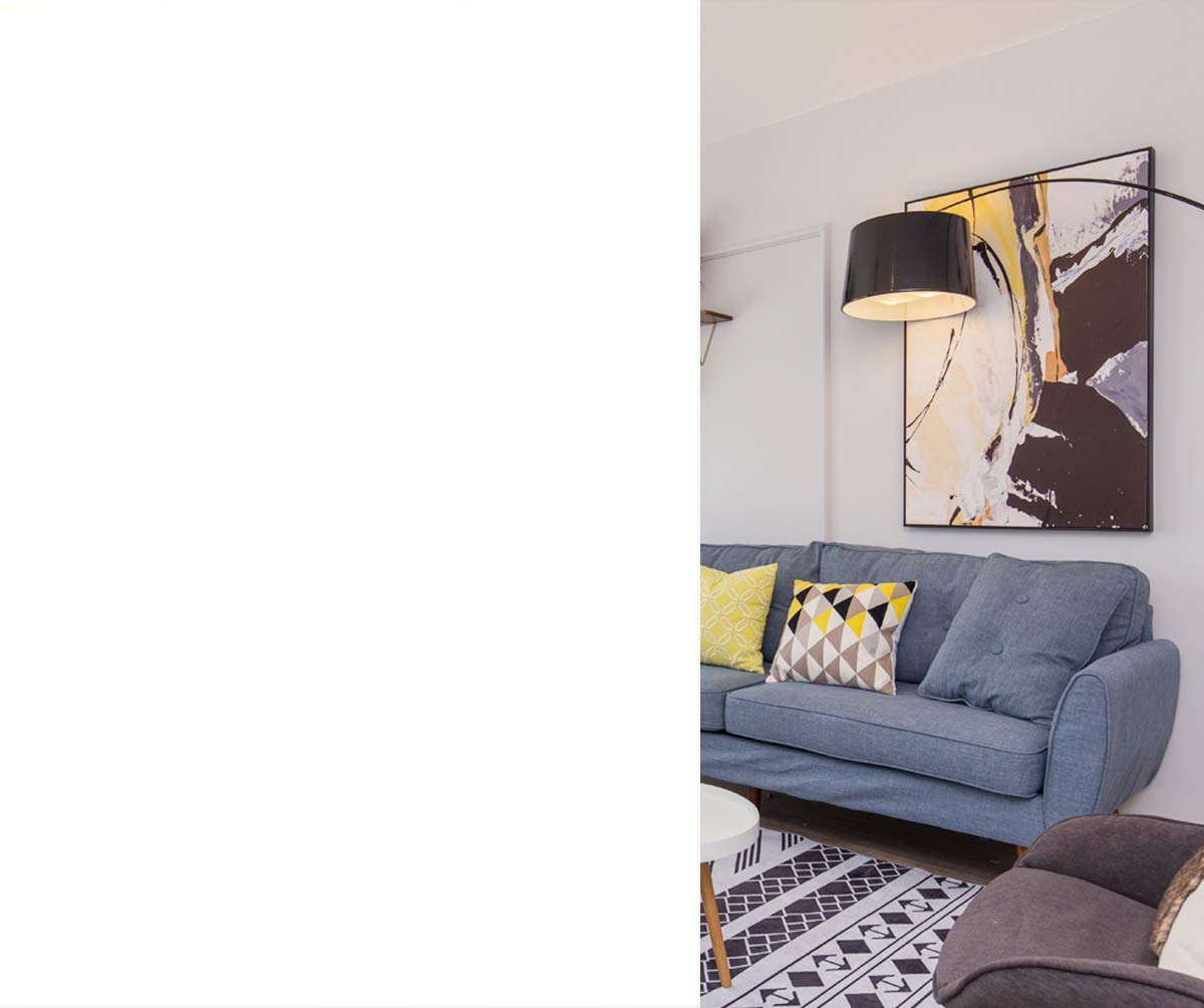 Privacy Blackout Window Glass Film No Glue（35.4 in x 16.4 Ft White ）, Opaque Frosted Window Tint for Home, UV Blocking Heat Control Static Cling Non Adhesive for Bathroom Office Living Room