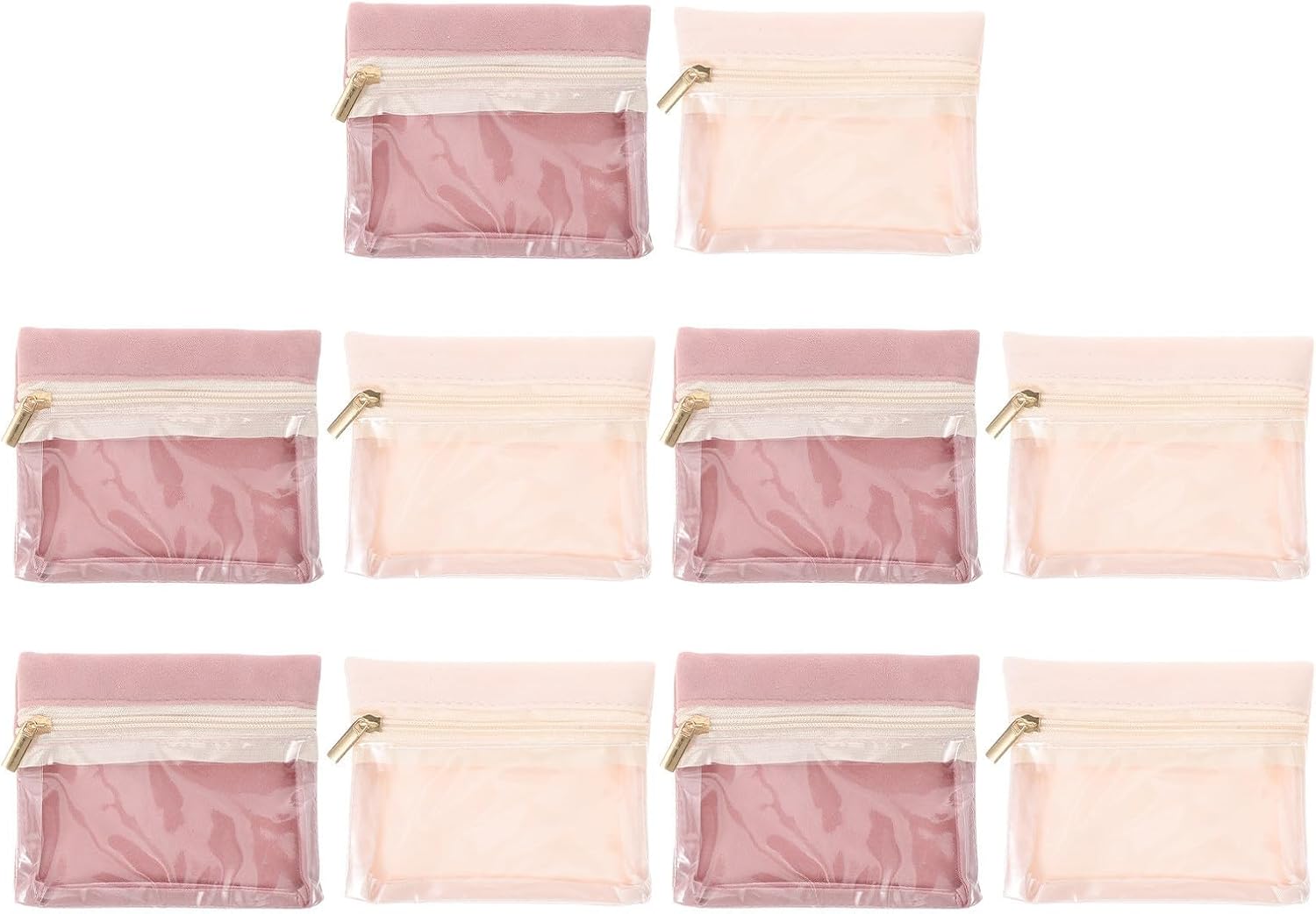 10pcs Velvet Jewelry Storage Pouches for Rings Travel Packing
