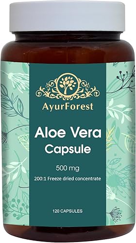 Cápsula de aloe vera 120 unidades