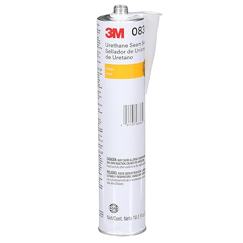 Miniatura 8 de 3M Sellador de costuras de uretano, 08362, color gris, alto contenido de sólidos, permanentemente flexible, cartucho de 10.5 fl oz10.5 fl oz