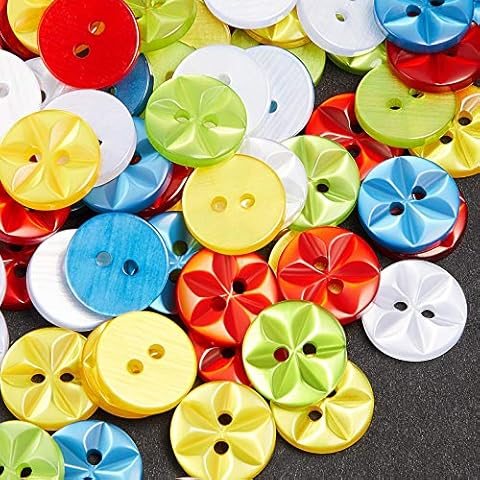 100 Piezas Botones de Estrella para Bebé Cover