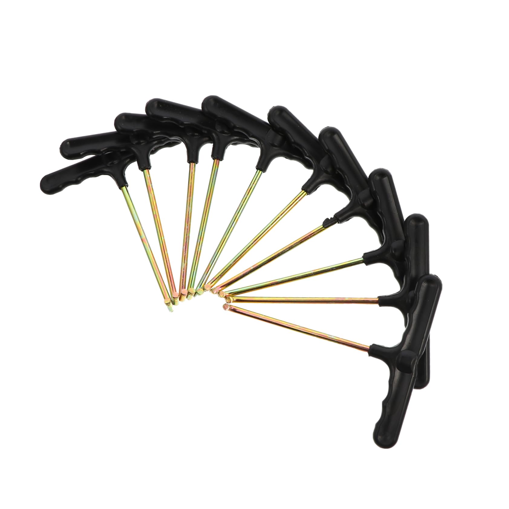 KICHOUSE 10pcs Trampoline Spring Pull Tool T Hook Hand Tool for Easy Installation Disassembly of Trampolines Comfortable Grip for Various Household Machines