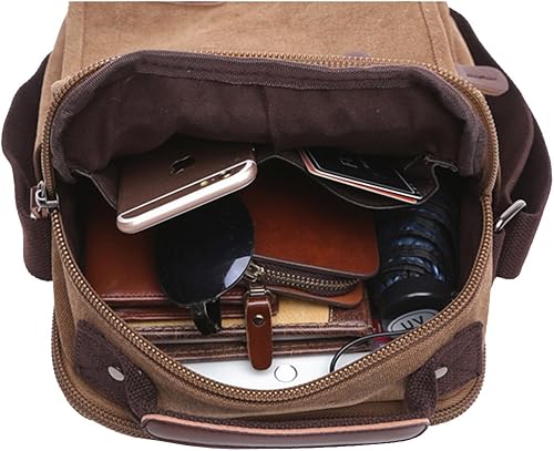 Miniatura 5 de mygreen Bolso bandolera pequeño de lona para el hombro, bolsa de trabajo