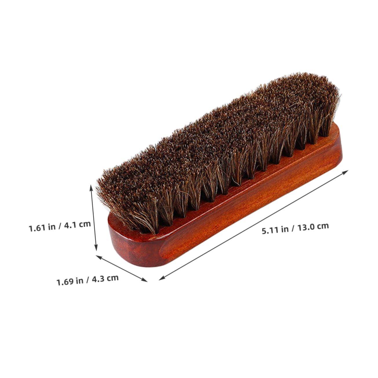 VALICLUD 8piezas Cepillo De Limpieza para Zapatos De Cuero Cepillo De Pelo De Caballo para Pulir y Cuidar Botas y Zapatos De Cuero Herramienta Duradera