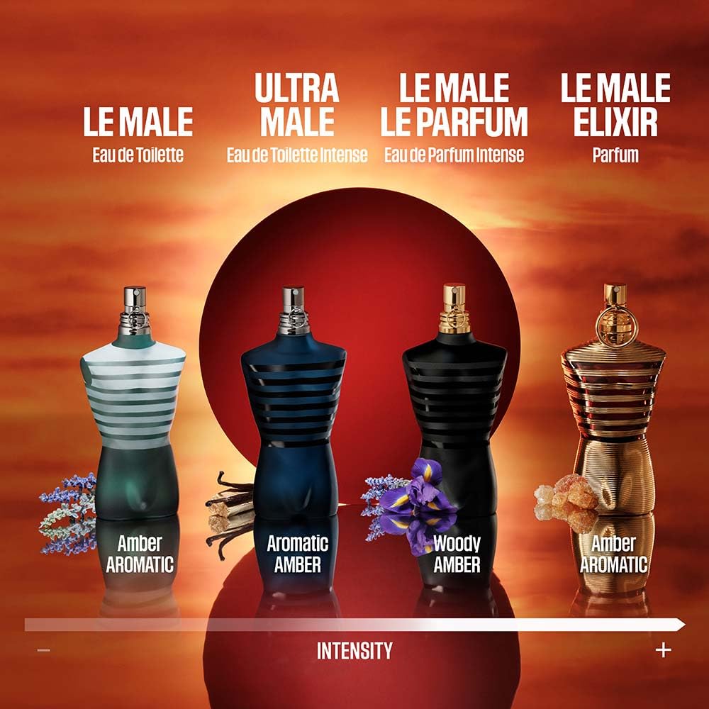 Amazon | Jean Paul Gaultier Le Male Elixir Parfum, 75 ml (Pack of
