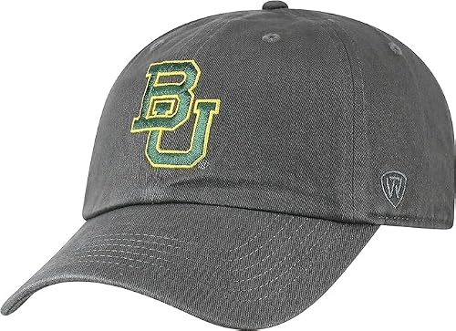 Baylor Collegiate Adjustable Hats (Adjustable Hat, Baylor Grey)