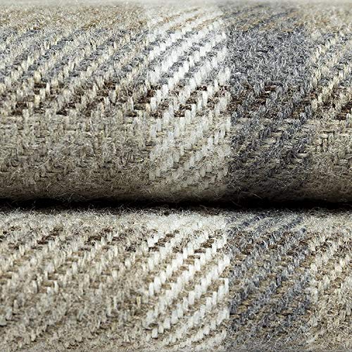 Mcalister Textiles 25801 Natural Beige Heritage Tartan Decorative Throw Pillow Cover Case 17 X 17 Inches thumb #3