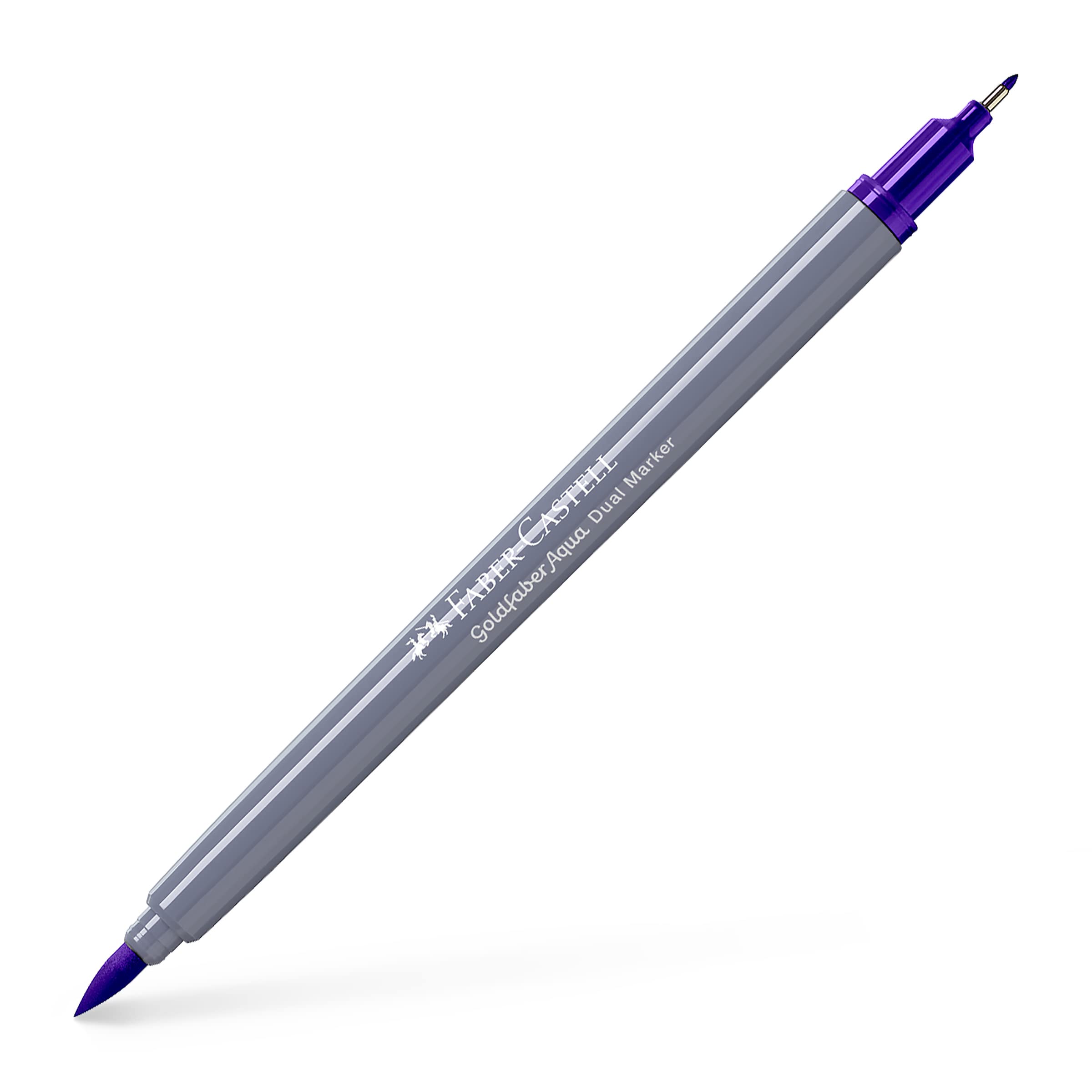 Faber-Castell Creative Studio Goldfaber Aqua Dual Marker, Mauve, Single Marker, Art, Craft, Drawing, Sketching, Home, School, University, Colouring