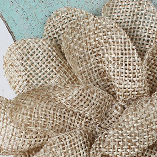 Adeco Dn0006 Decorative Distressed Blue Iron & Linen Burlap Wall Hanging Accents Decor Widget, Mermaid, Blue & Burlap #TOP4