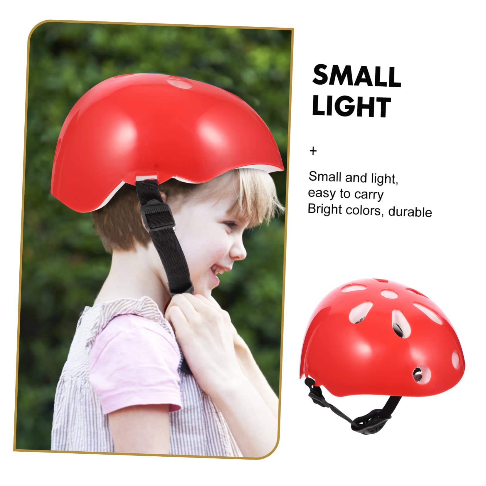 YARNOW 3pièces Casque De Ajustable pour Garçon Fille pour Vélo Skateboard Casque De Sport avec Ventilation pour Et Sécurité Renforcée
